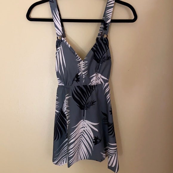 Kona Sol Swim Green Floral Tankini Bathing Suit Top Poshmark